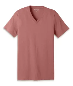 Men'S Classic Cotton Short Sleeve V-Neck T-Shirt