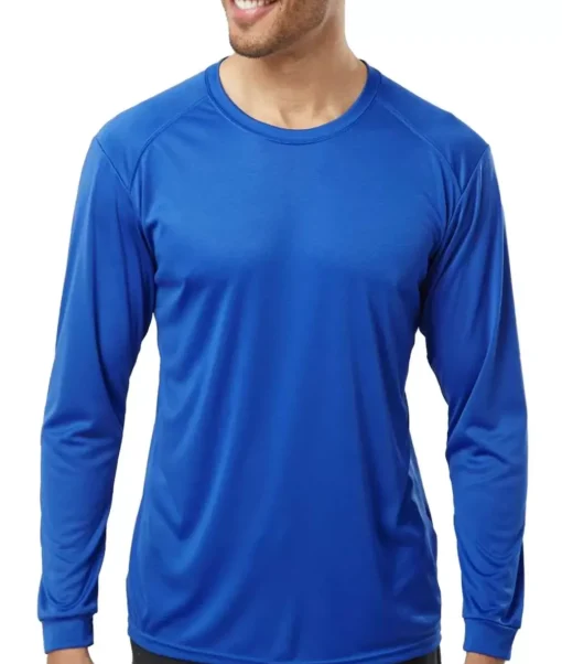 Men'S Long Islander Performance Upf Long Sleeve T-Shirt