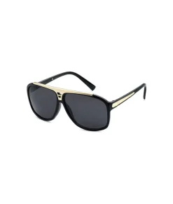 Men'S Metal Flat-Top Aviator Sunglasses, Lifetime Guarantee