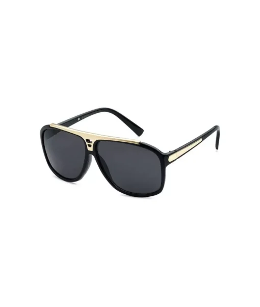 Men'S Metal Flat-Top Aviator Sunglasses, Lifetime Guarantee