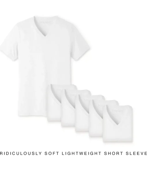 Men'S 6Pk Ridiculously Soft Lightweight V-Neck T-Shirt