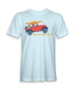 Men'S Ridiculously Soft 100% Cotton Graphic Tee | Take The Scenic Route