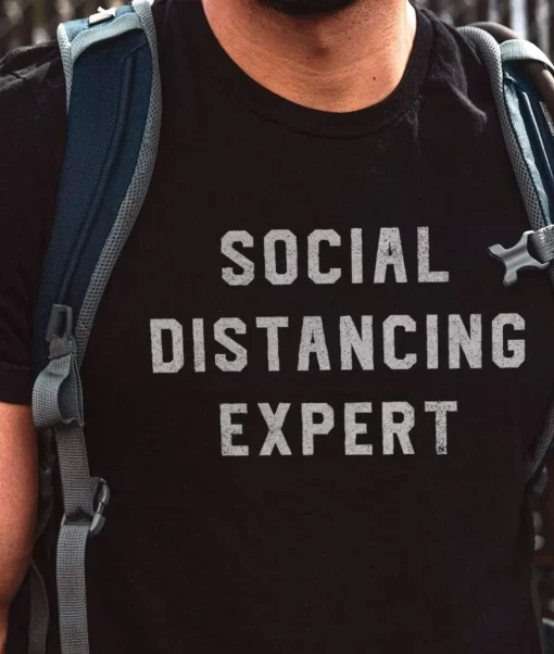 Men'S Ridiculously Soft 100% Cotton Graphic Tee | Social Distancing Expert