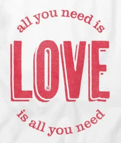 Men'S Ridiculously Soft Cotton Long Sleeve Graphic Tee | All You Need Is Love