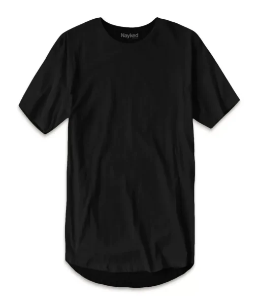 Men'S Ridiculously Soft Curved Hem Longline T-Shirt