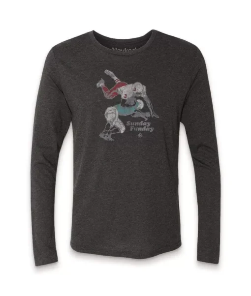 Men'S Ridiculously Soft Lightweight Long Sleeve Graphic Tee | Sunday Funday