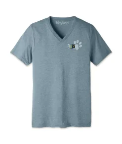 Men'S Ridiculously Soft Lightweight V-Neck Graphic Tee | Luv Paw Print