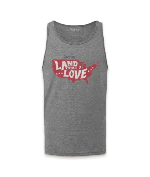 Men'S Ridiculously Soft Lightweight Graphic Tank | Land That I Love