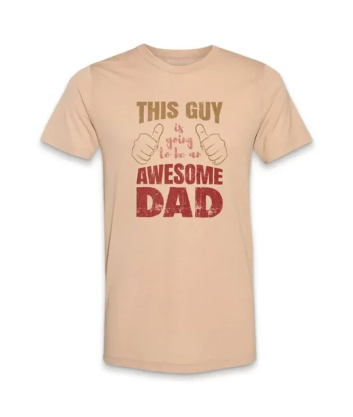 Men'S Ridiculously Soft Lightweight Graphic Tee | Awesome Dad-To-Be