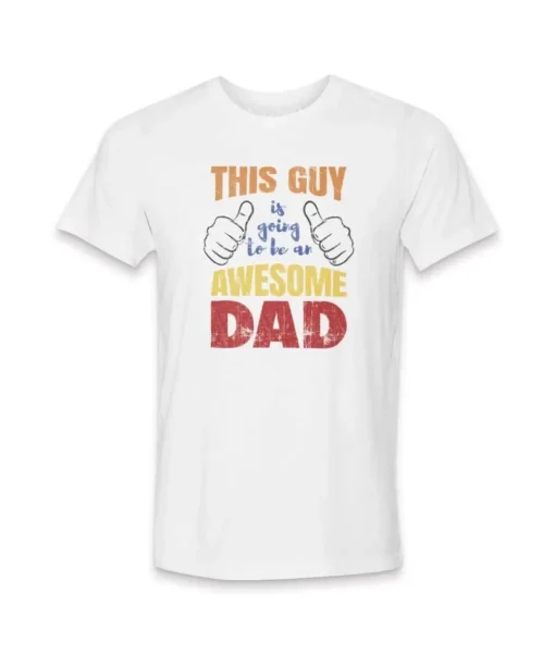 Men'S Ridiculously Soft Lightweight Graphic Tee | Awesome Dad-To-Be