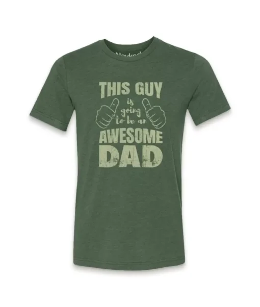 Men'S Ridiculously Soft Lightweight Graphic Tee | Awesome Dad-To-Be