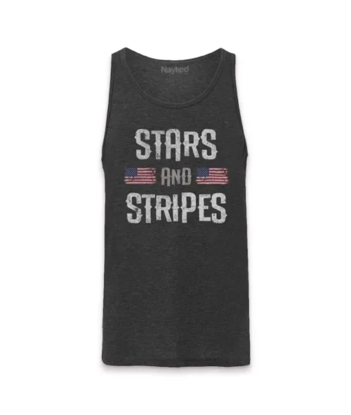 Men'S Ridiculously Soft Lightweight Graphic Tank | Stars & Stripes