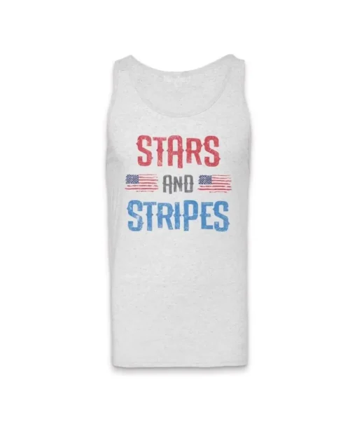Men'S Ridiculously Soft Lightweight Graphic Tank | Stars & Stripes