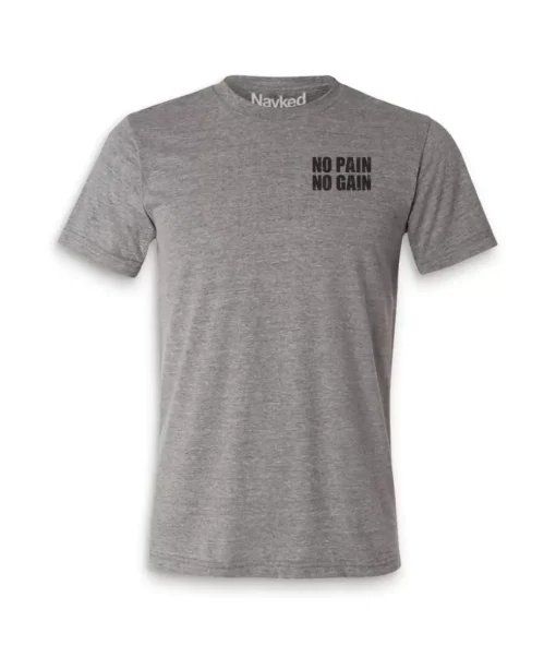Men'S Ridiculously Soft Lightweight Graphic Tee | No Pain No Gain