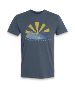 Men'S Ridiculously Soft Midweight Graphic Tee | Adventure Awaits