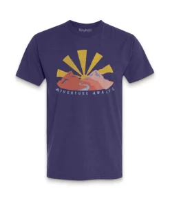 Men'S Ridiculously Soft Midweight Graphic Tee | Adventure Awaits
