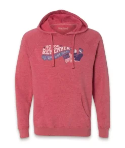 Men'S Ridiculously Soft Midweight Raglan Hooded Graphic Sweatshirt | Honor And Remember