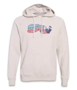 Men'S Ridiculously Soft Midweight Raglan Hooded Graphic Sweatshirt | Honor And Remember