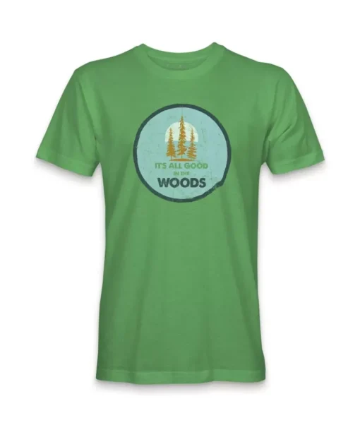 Men'S Ridiculously Soft Midweight Graphic Tee | All Good In The Woods