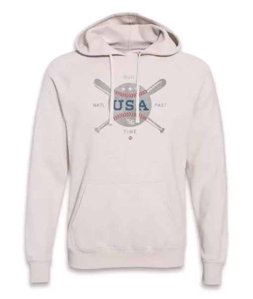 Men'S Ridiculously Soft Midweight Raglan Hooded Sweatshirt | Vintage Baseball Graphic