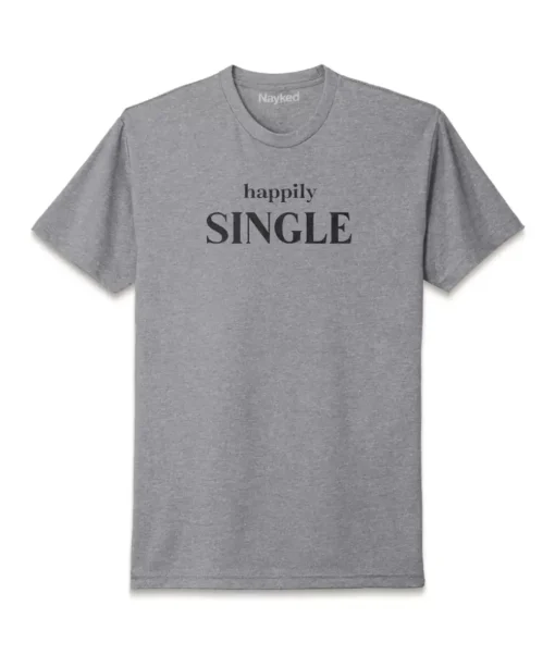 Men'S Ridiculously Soft Midweight Graphic T-Shirt | Happily Single