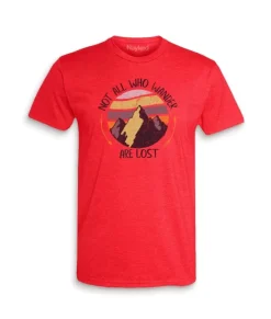 Men'S Ridiculously Soft Midweight Graphic Tee | Not All Who Wander Are Lost