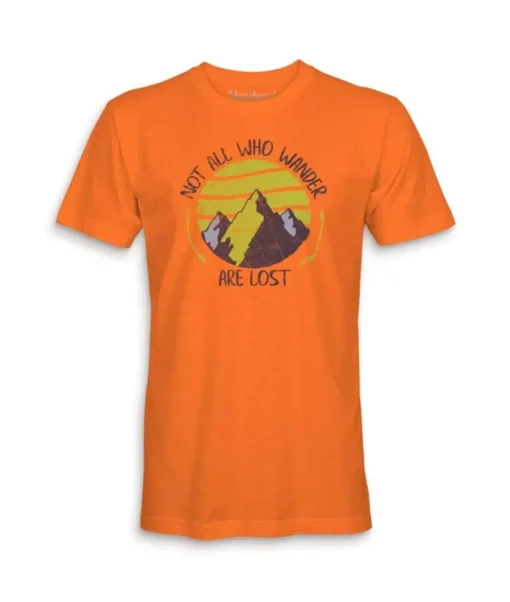 Men'S Ridiculously Soft Midweight Graphic Tee | Not All Who Wander Are Lost