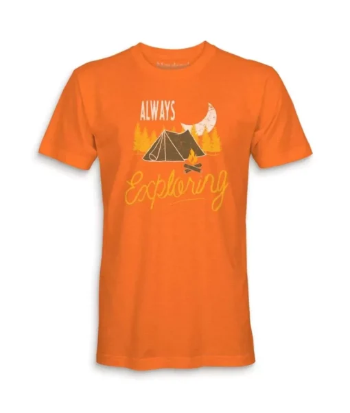 Men'S Ridiculously Soft Midweight Graphic Tee | Always Exploring