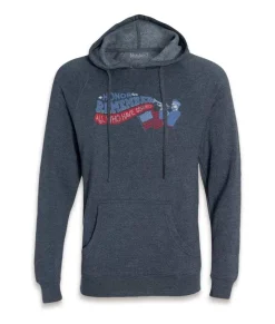 Men'S Ridiculously Soft Midweight Raglan Hooded Graphic Sweatshirt | Honor And Remember