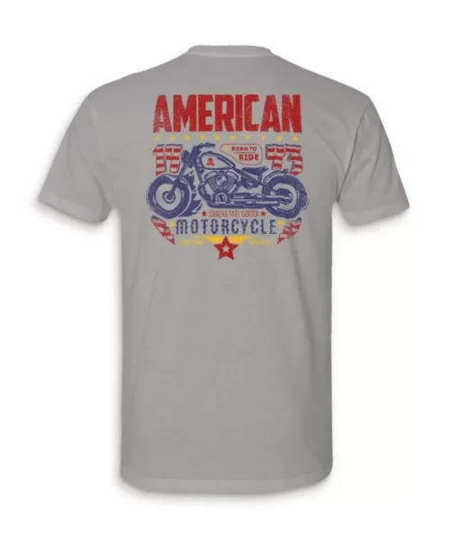 Men'S Ridiculously Soft Midweight Sueded Graphic Tee | American Motorcycles