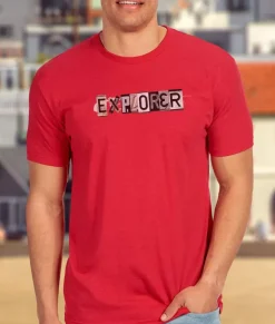 Men'S Ridiculously Soft Midweight Graphic Tee | Explorer