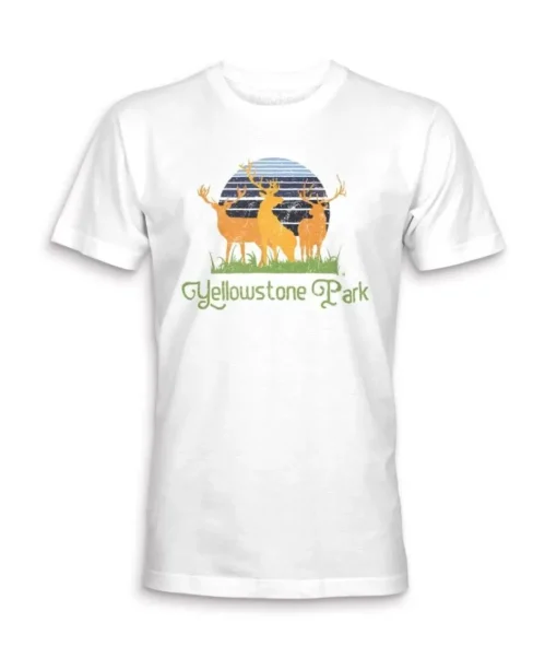 Men'S Ridiculously Soft Midweight Graphic Tee | Yellowstone Park