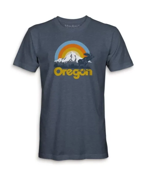Men'S Ridiculously Soft Midweight Graphic Tee | Oregon