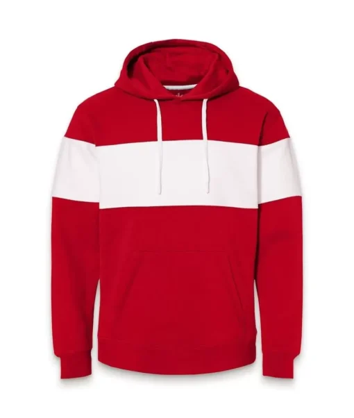 Men'S Ridiculously Soft Sueded Fleece Varsity Block Hoodie