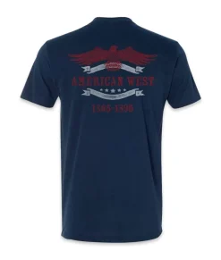 Men'S Ridiculously Soft Sueded Graphic Tee | American West