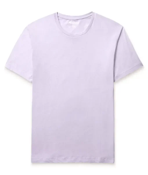 Men'S Soft Garment Washed Big 100% Cotton Short Sleeve T-Shirt