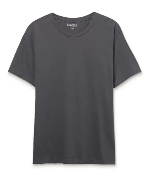 Men'S Soft Garment Washed Big 100% Cotton Short Sleeve T-Shirt