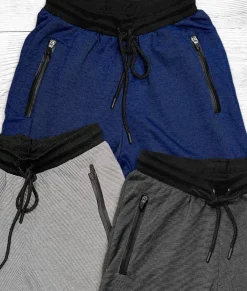 Men'S Soft Striped Fleece Shorts/Discontinued