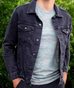 Men'S Soft Vintage Denim Jacket