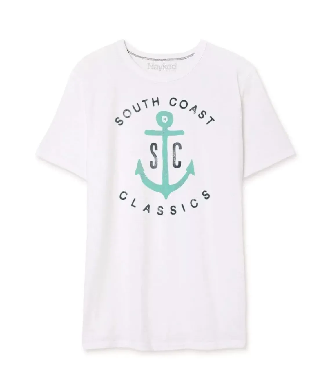 Men'S Vintage Soft Cotton Poly Graphic T-Shirt | Sc Anchor