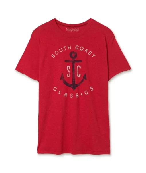 Men'S Vintage Soft Cotton Poly Graphic T-Shirt | Sc Anchor