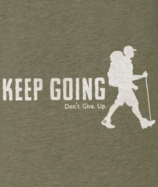 Ridiculously Soft Big Graphic T-Shirt | Keep Going With Hiker