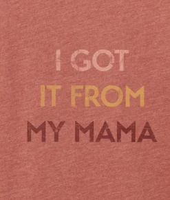 Ridiculously Soft Heather Sueded Graphic Tee | I Got It From My Mama
