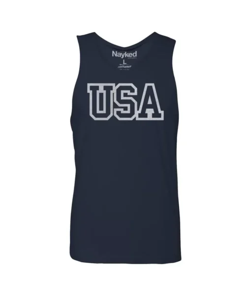 Ridiculously Soft Men'S Usa Text Tank