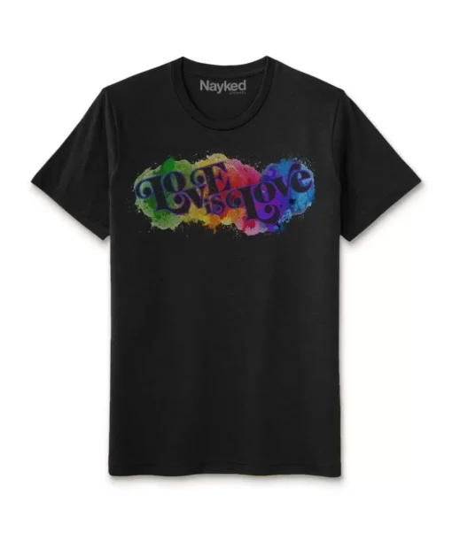 Unisex Ridiculously Soft Lightweight Sueded Graphic T-Shirt | Love Is Love
