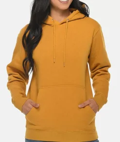 Women'S Midweight Oversized Premium Pullover Sweatshirt Hoodie