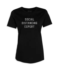 Women'S Ridiculously Soft 100% Cotton Graphic Tee | Social Distancing Expert