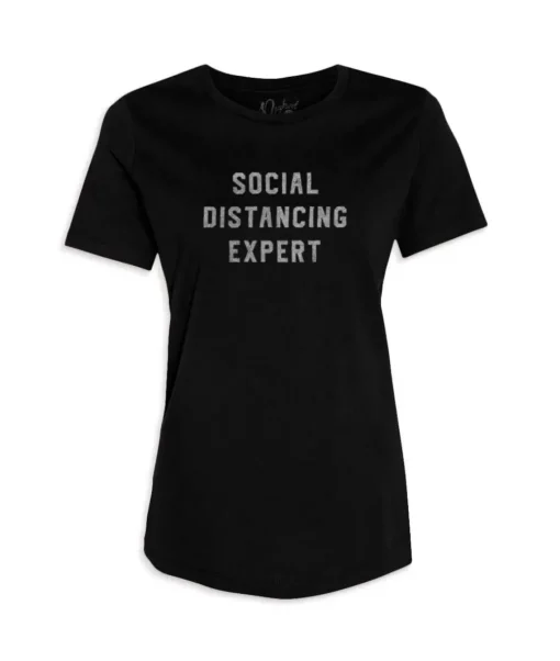 Women'S Ridiculously Soft 100% Cotton Graphic Tee | Social Distancing Expert