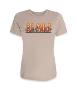 Women'S Ridiculously Soft Midweight Graphic Tee | Be Wild, Be Free