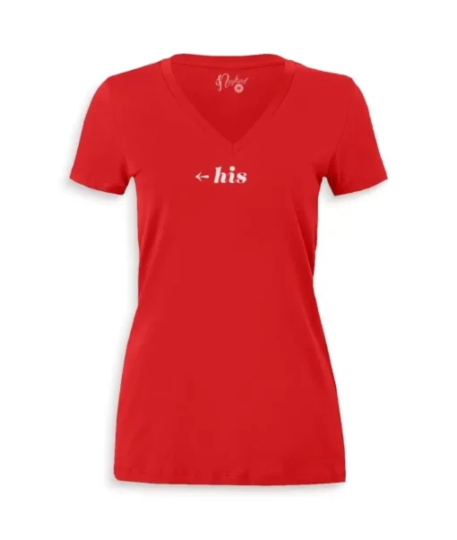 Women'S Ridiculously Soft Deep V Graphic Tee | His